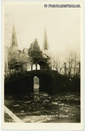 ansichtkaart: Sneek, Waterpoort