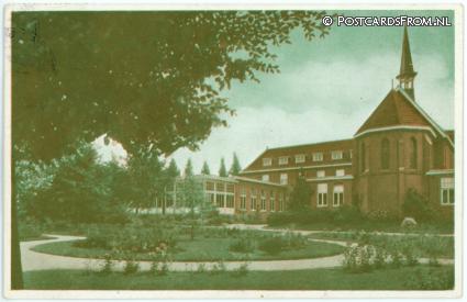 ansichtkaart: Amersfoort, Retraitenhuis St. Alphonsus. Tuin
