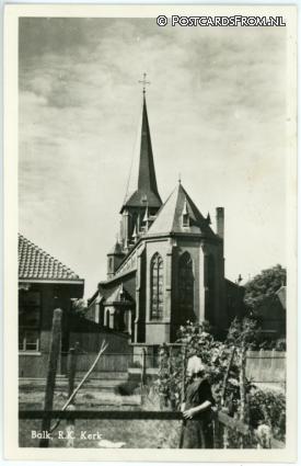 Balk, R.K. Kerk ansichtkaart: Balk, R.K. Kerk
