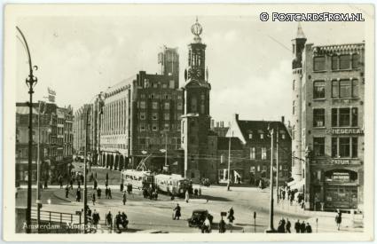 Amsterdam, Muntplein ansichtkaart: Amsterdam, Muntplein