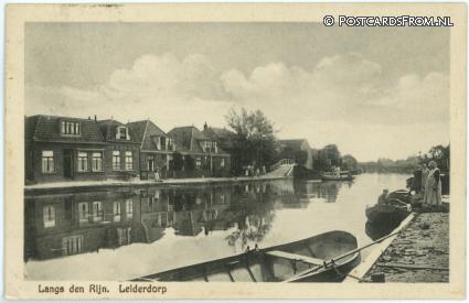 Leiderdorp, Langs den Rijn ansichtkaart: Leiderdorp, Langs den Rijn