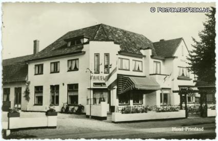 ansichtkaart: Limmen, Hotel Friesland