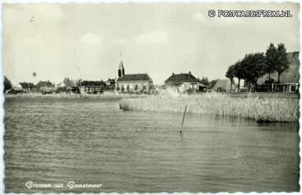 ansichtkaart: Gaastmeer, Groeten uit