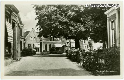 ansichtkaart: Grouw, Parkstraat