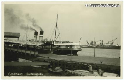 Vlissingen, Buitenhaven ansichtkaart: Vlissingen, Buitenhaven