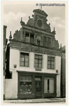 ansichtkaart: Coevorden, Oude Gevel. G. Tijink, Bakker