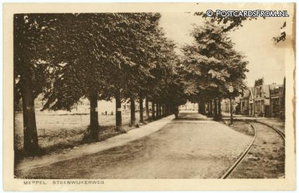 ansichtkaart: Meppel, Steenwijkerweg