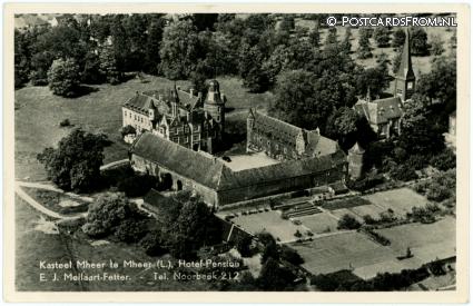 Mheer, Kasteel Mheer, Hotel-Pension E.J. Mellaart-Fetter ansichtkaart: Mheer, Kasteel Mheer, Hotel-Pension E.J. Mellaart-Fetter