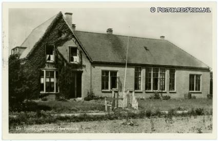 Burgh-Haamstede, Haamstede. De Tuinbouwschool ansichtkaart: Burgh-Haamstede, Haamstede. De Tuinbouwschool