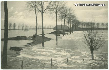 ansichtkaart: Oud-Vossemeer, Ramp 13 Maart 1906