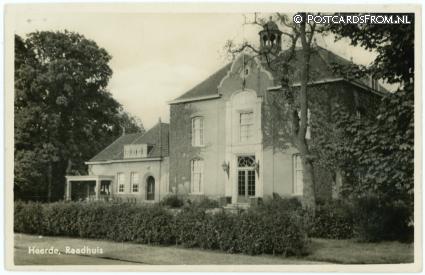 ansichtkaart: Heerde, Raadhuis