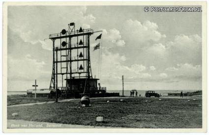 ansichtkaart: Hoek van Holland, Seinpost