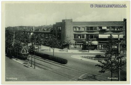 Voorburg, Parkweg ansichtkaart: Voorburg, Parkweg
