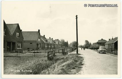 ansichtkaart: Waarde, Kerkweg