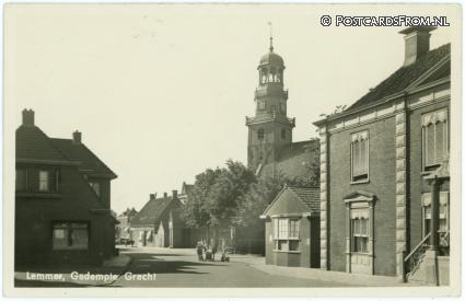 Lemmer, Gedempte Gracht ansichtkaart: Lemmer, Gedempte Gracht
