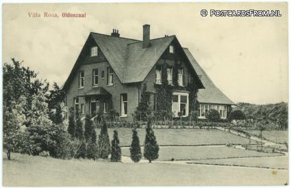 Oldenzaal, Villa Rosa ansichtkaart: Oldenzaal, Villa Rosa