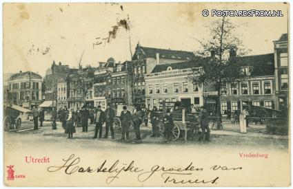 Utrecht, Vredenburg. Hotel Ambrosius ansichtkaart: Utrecht, Vredenburg. Hotel Ambrosius