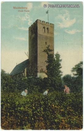 ansichtkaart: Muiderberg, Oude Toren