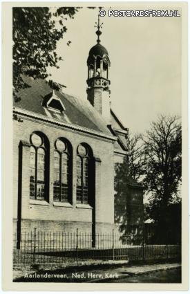 Aarlanderveen, Ned. Herv. Kerk ansichtkaart: Aarlanderveen, Ned. Herv. Kerk