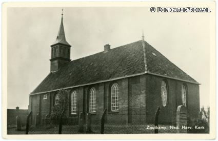 Zoutkamp, Ned. Herv. Kerk ansichtkaart: Zoutkamp, Ned. Herv. Kerk