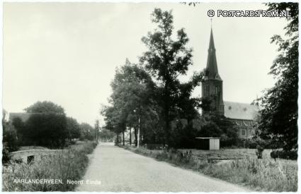 ansichtkaart: Aarlanderveen, Noord Einde