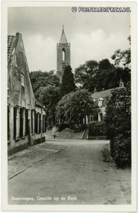 Amerongen, Gezicht op de Kerk ansichtkaart: Amerongen, Gezicht op de Kerk