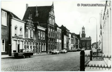 ansichtkaart: Heusden, Hoogstraat en Botermarkt