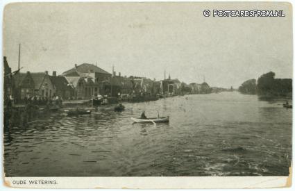 Oude Wetering, -- ansichtkaart: Oude Wetering, --