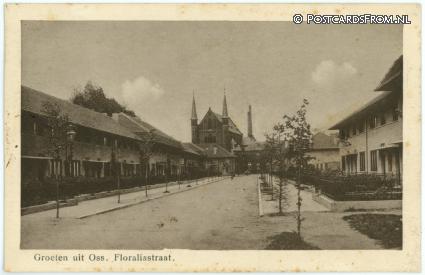 Oss, Floraliastraat ansichtkaart: Oss, Floraliastraat