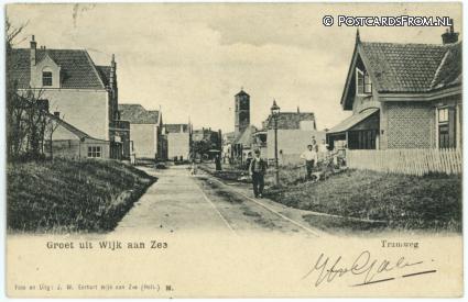 Wijk aan Zee, Tramweg ansichtkaart: Wijk aan Zee, Tramweg