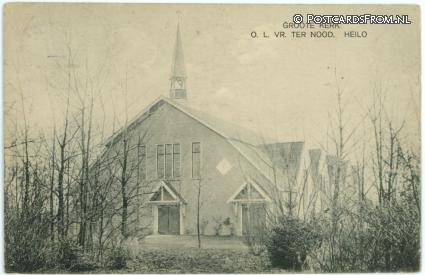 ansichtkaart: Heiloo, Groote Kerk O.L.Vr. ter Nood