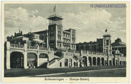Scheveningen, Oranje-Galerij ansichtkaart: Scheveningen, Oranje-Galerij