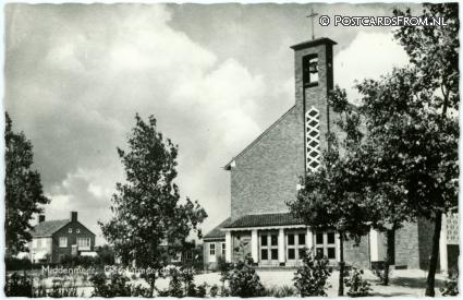ansichtkaart: Middenmeer, Gereformeerde Kerk