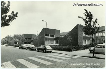 Wateringen, Pius X school ansichtkaart: Wateringen, Pius X school