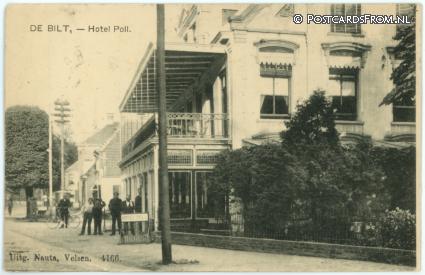 ansichtkaart: De Bilt, Hotel Poll