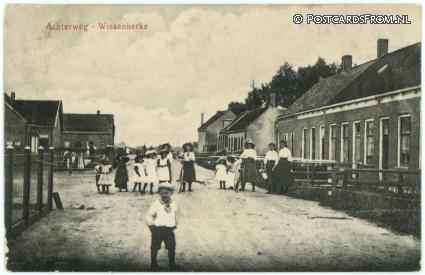 Wissenkerke, Achterweg ansichtkaart: Wissenkerke, Achterweg