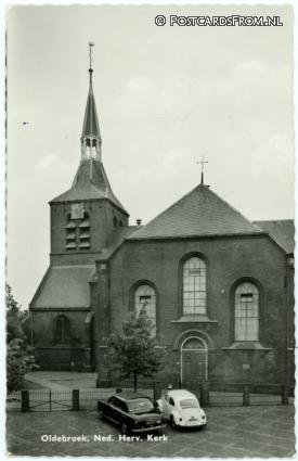 Oldebroek, Ned. Herv. Kerk ansichtkaart: Oldebroek, Ned. Herv. Kerk