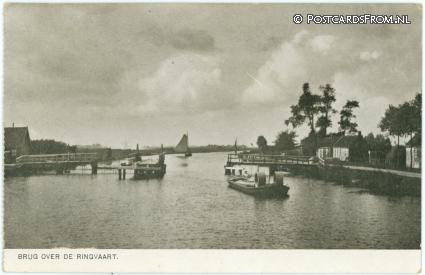 --, Brug voer de Ringvaart ansichtkaart: --, Brug voer de Ringvaart