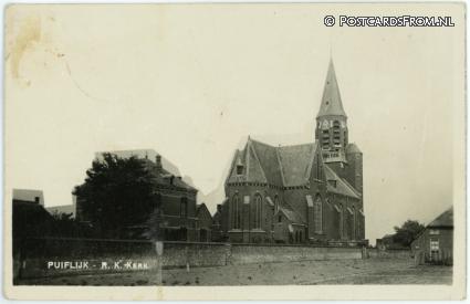 ansichtkaart: Puiflijk, R.K. Kerk