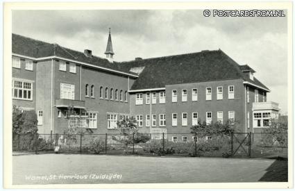 ansichtkaart: Wamel, St. Henricus. Zuidzijde