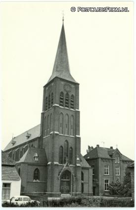 ansichtkaart: Horssen, R.K. Kerk
