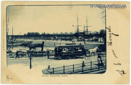 Amsterdam, Prins Hendrik Kade ansichtkaart: Amsterdam, Prins Hendrik Kade