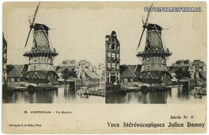 ansichtkaart: Amsterdam, Un Moulin