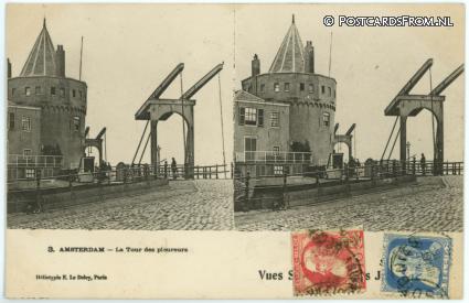 ansichtkaart: Amsterdam, La Tour des pleureurs