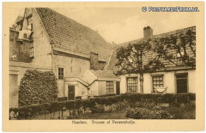 Haarlem, Vrouwe of Verwershofje ansichtkaart: Haarlem, Vrouwe of Verwershofje
