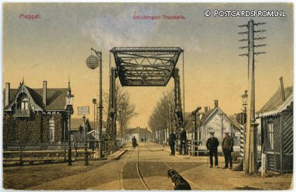 ansichtkaart: Meppel, Smildervaart Tramhalte