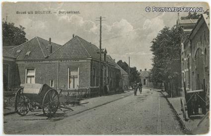 Holten, Dorpsstraat ansichtkaart: Holten, Dorpsstraat