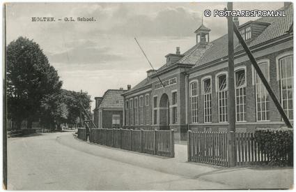 Holten, O.L. School ansichtkaart: Holten, O.L. School