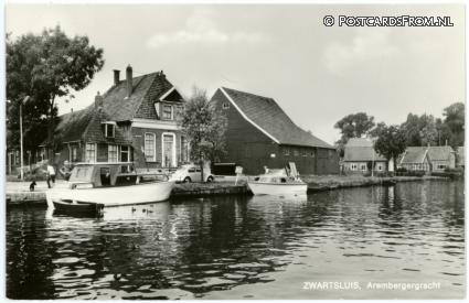 ansichtkaart: Zwartsluis, Arembergergracht