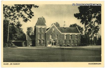 ansichtkaart: Haaksbergen, Huize 'De Bleeck'